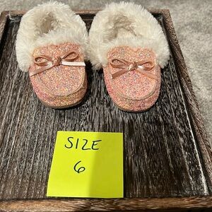Baby slippers size 6 - worn indoors only